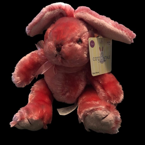 6" Pink Soft Cottontail Collection Bunny Rabbit New - Picture 7 of 8